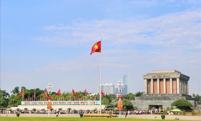 Nearly 57,000 people visit Ho Chi Minh Mausoleum during Tet