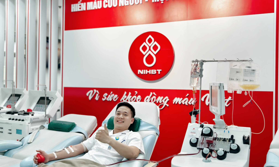 Kho 'dược đỏ' tiếp nhận hơn 1.600 đơn vị máu và tiểu cầu trong 7 ngày nghỉ Tết
