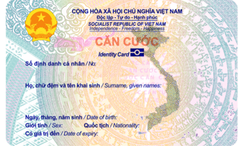 Bộ Công an đề xuất mẫu căn cước sẽ cấp từ 1/7/2024