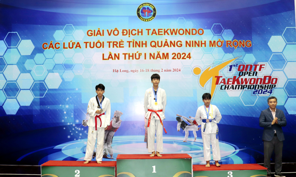 Bế mạc Giải vô địch Taekwondo các lứa tuổi trẻ tỉnh Quảng Ninh 2024