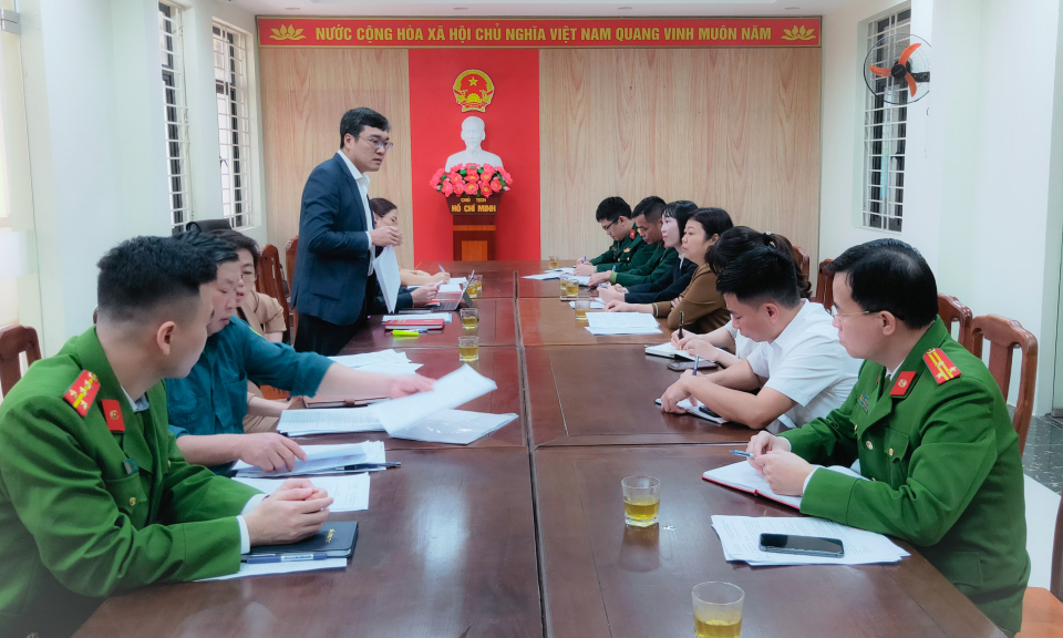 Khảo sát công tác tuyển quân năm 2024 tại Ba Chẽ