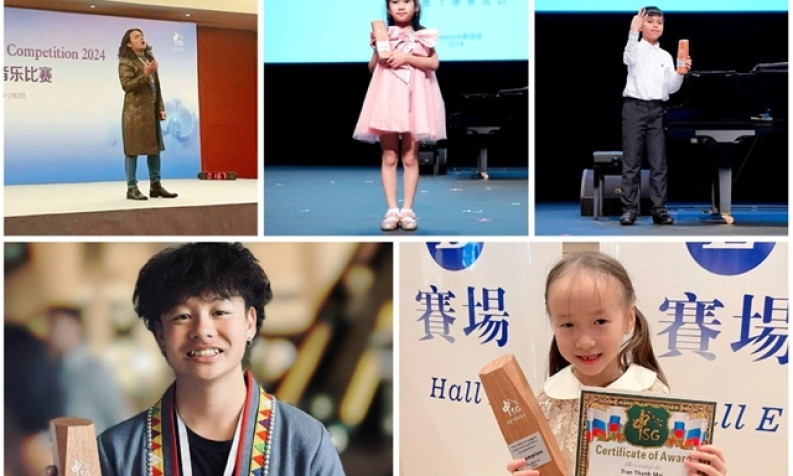 The Vietnamese delegation wins five first prizes at International Music Competition