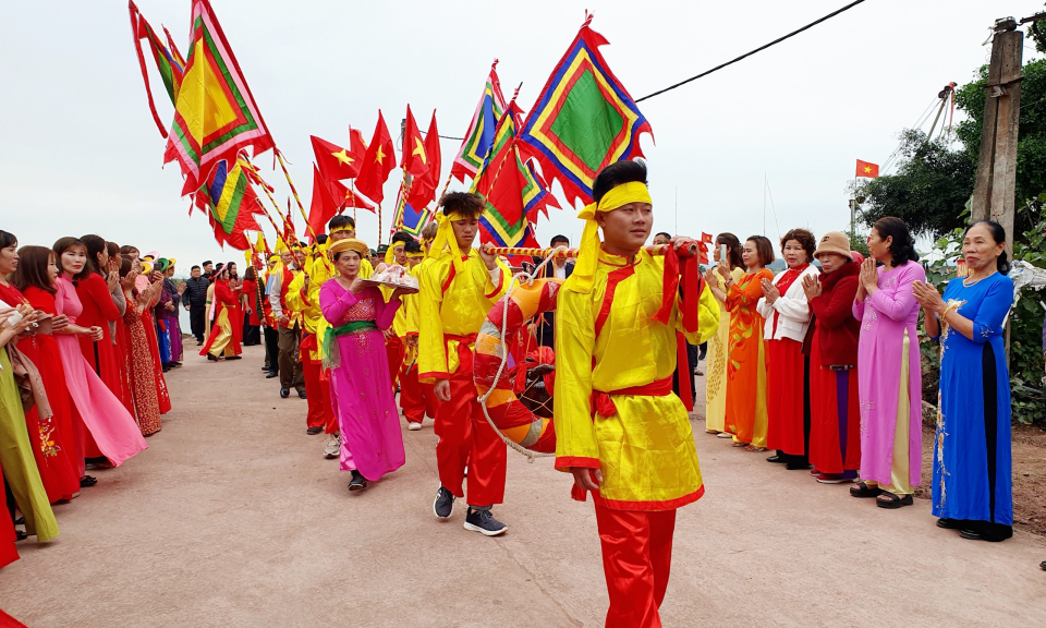 Khai hội Đình Cái Tó (huyện Hải Hà)