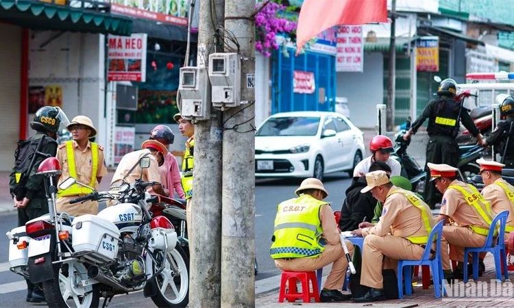 Tạm giữ đối tượng “thông chốt” kiểm tra nồng độ cồn và đánh cảnh sát giao thông