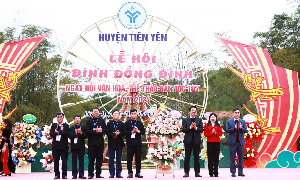 Khai mạc Lễ hội đình Đồng Đình và Ngày hội VH-TT dân tộc Tày huyện Tiên Yên năm 2024