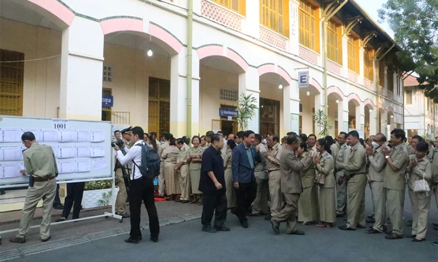 Campuchia công bố kết quả tạm thời của cuộc bầu cử nghị sĩ Thượng viện khóa 5