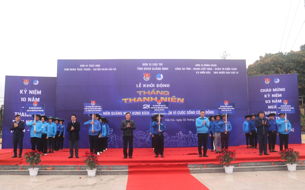 5 đội hình thanh niên xung kích ra quân trong Tháng Thanh niên năm 2024.