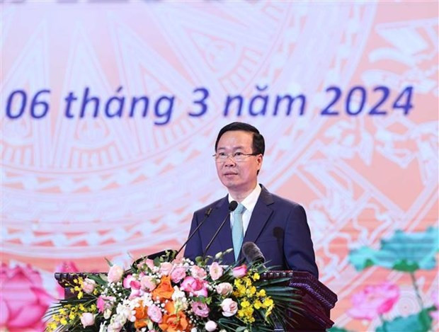President attends announcement of People’s Artist, Meritorious Artist title winners hinh anh 2