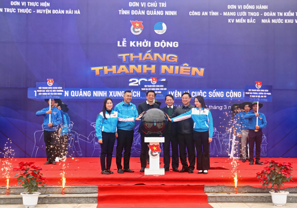 Tỉnh Đoàn tổ chức Lễ khởi động Tháng Thanh niên 2024 tại xã Quảng Đức (huyện Hải Hà).