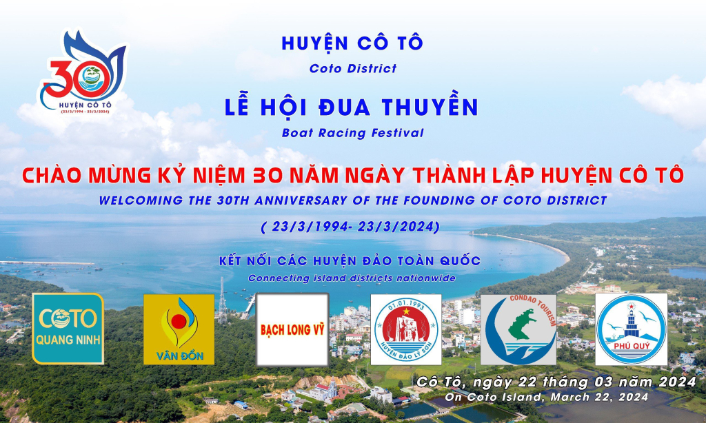 Lễ hội đua thuyền kết nối 12 huyện đảo trên toàn quốc sẽ diễn ra tại Cô Tô.