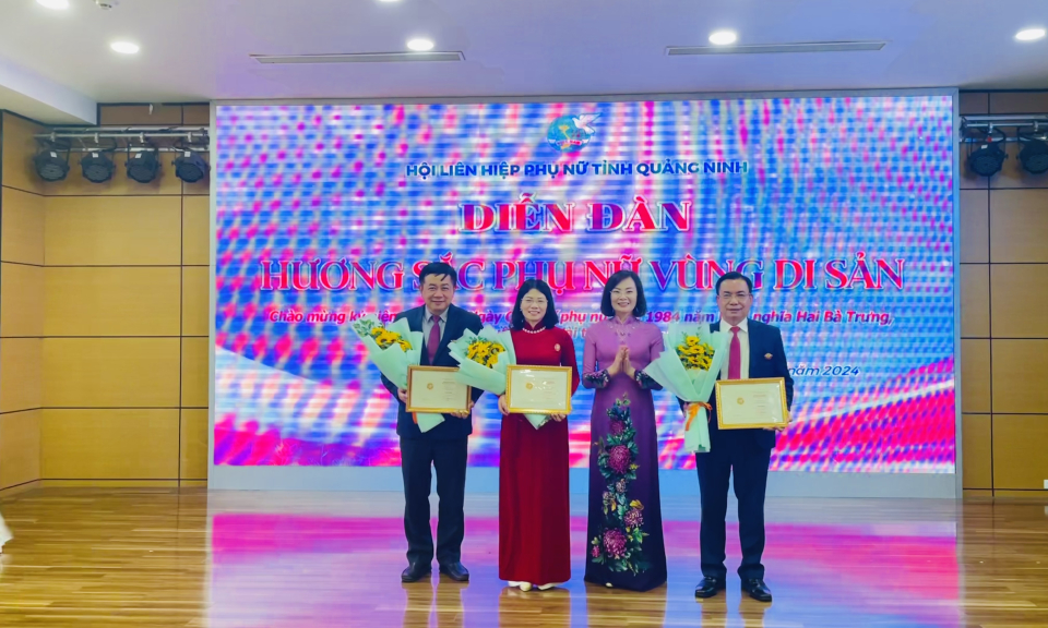 Diễn đàn “Hương sắc phụ nữ Quảng Ninh – Vùng di sản”