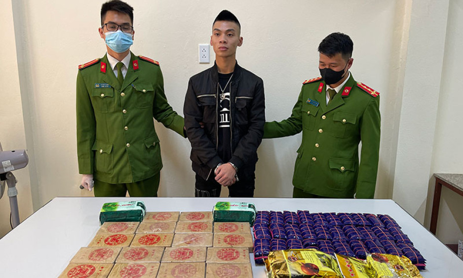 Bắt 4 đối tượng, thu giữ 18 bánh heroin cùng hơn 57 nghìn viên ma túy