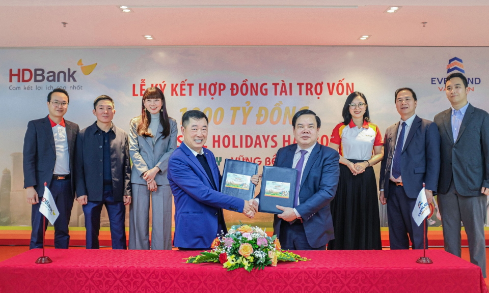 HDBank Quảng Ninh tài trợ tín dụng 1.000 tỷ đồng cho Dự án Crystal Holidays Harbour Vân Đồn