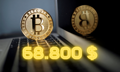 Bitcoin lập kỷ lục 68.800 USD
