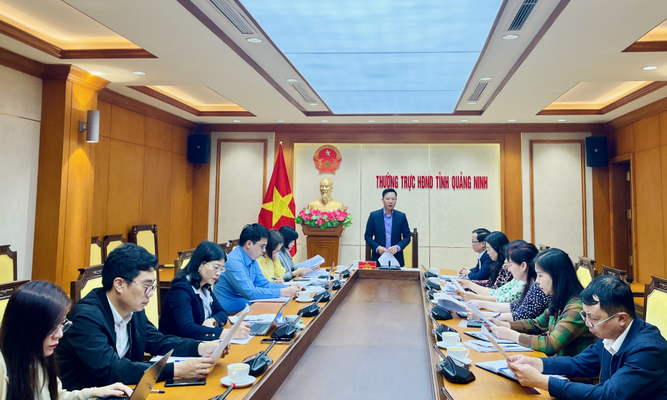 Ban Kinh tế - Ngân sách HĐND tỉnh làm việc với Kho bạc Nhà nước tỉnh về công tác quản lý vốn