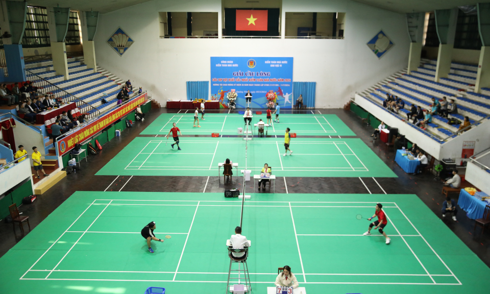 37 VĐV tham dự Giải cầu lông các tay vợt xuất sắc nhất Kiểm toán nhà nước năm 2024