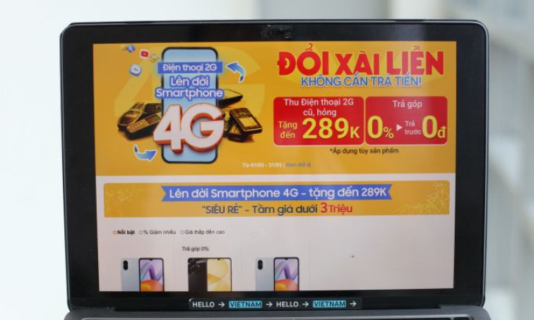 Thu cũ điện thoại 2G đổi lên máy 4G