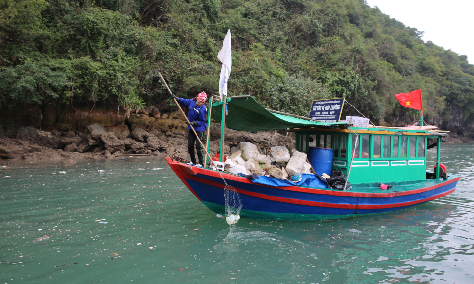 Làm sạch môi trường Vịnh Hạ Long