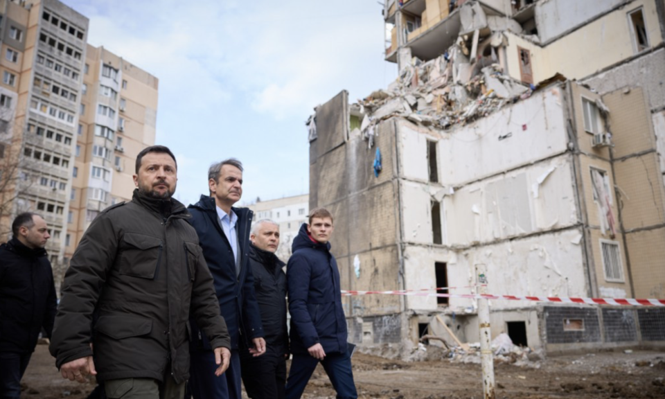 Thủ tướng Hy Lạp không kịp đến hầm trú ẩn khi Nga tấn công Odesa (Ukraine)
