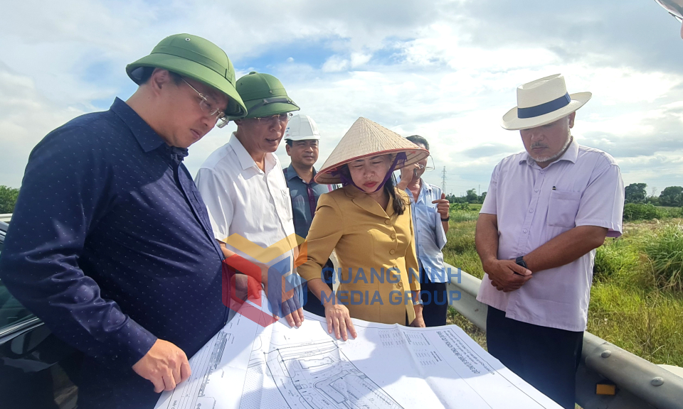 Đoàn giám sát HĐND tỉnh giám sát việc thực hiện các Nghị quyết của HĐND tỉnh tại TX Quảng Yên, tháng 10-2023
