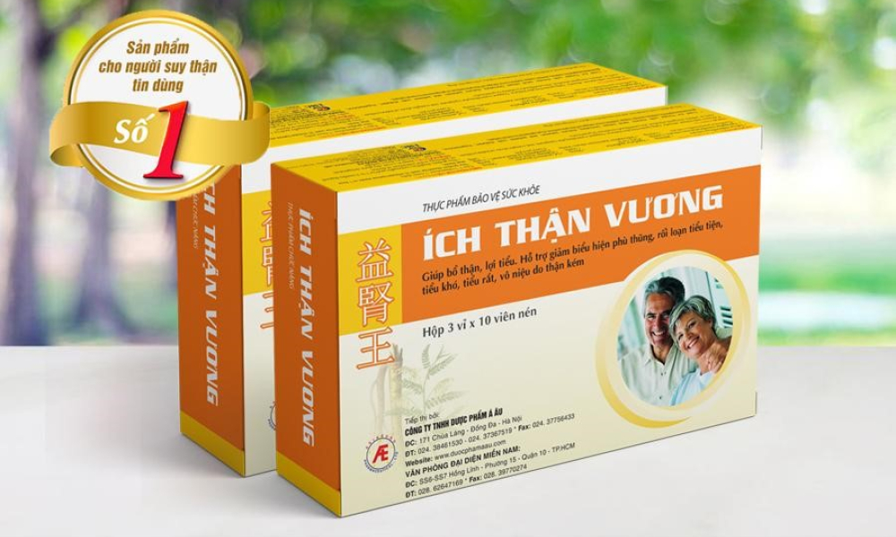 Ích Thận Vương - Bí quyết giảm tiểu đêm, phù nề do suy thận