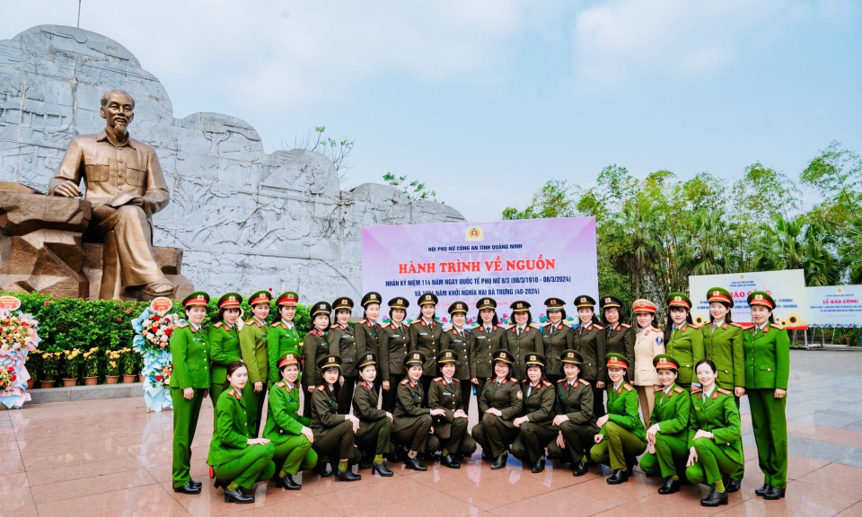 Nữ CBCS công an Quảng Ninh vì bình yên cuộc sống