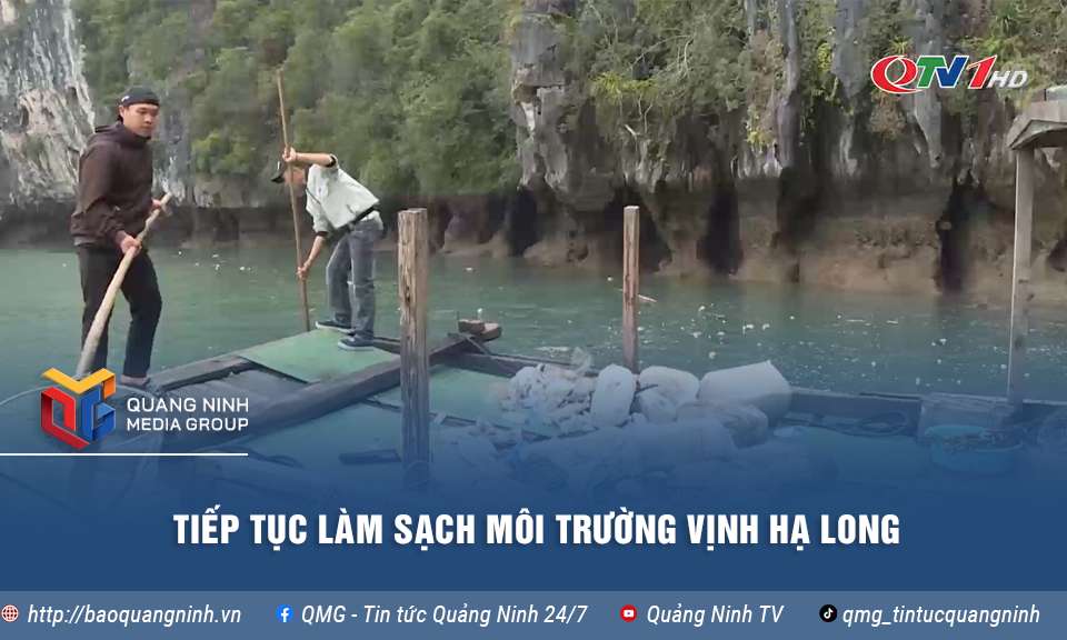 Tiếp tục làm sạch môi trường Vịnh Hạ Long