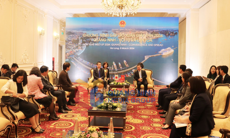 Chủ tịch UBND tỉnh Cao Tường Huy tiếp xã giao đại sứ một số nước và Hiệp hội Doanh nghiệp châu Âu tại Việt Nam, tháng 3-2024