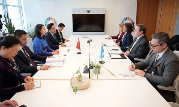Phó Chủ tịch nước Võ Thị Ánh Xuân gặp Tổng Giám đốc UNDP tại New York