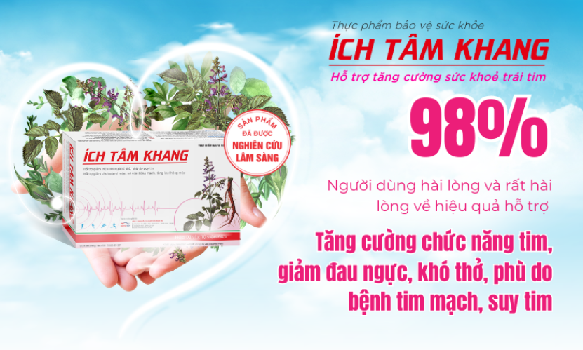 Hết hẳn đau ngực do bệnh mạch vành, suy tim nhờ uống Ích Tâm Khang