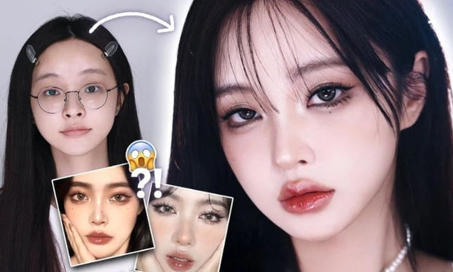 Trào lưu "make up douyin" giống các tỉ tỉ xứ Trung