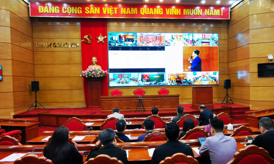Hội nghị trực tuyến về ứng dụng AI trong công tác nội chính và căn cước công dân