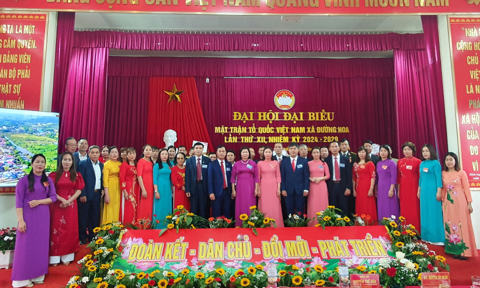 Hải Hà: Tổ chức Đại hội điểm MTTQ xã Đường Hoa lần thứ XII, nhiệm kỳ 2024-2029