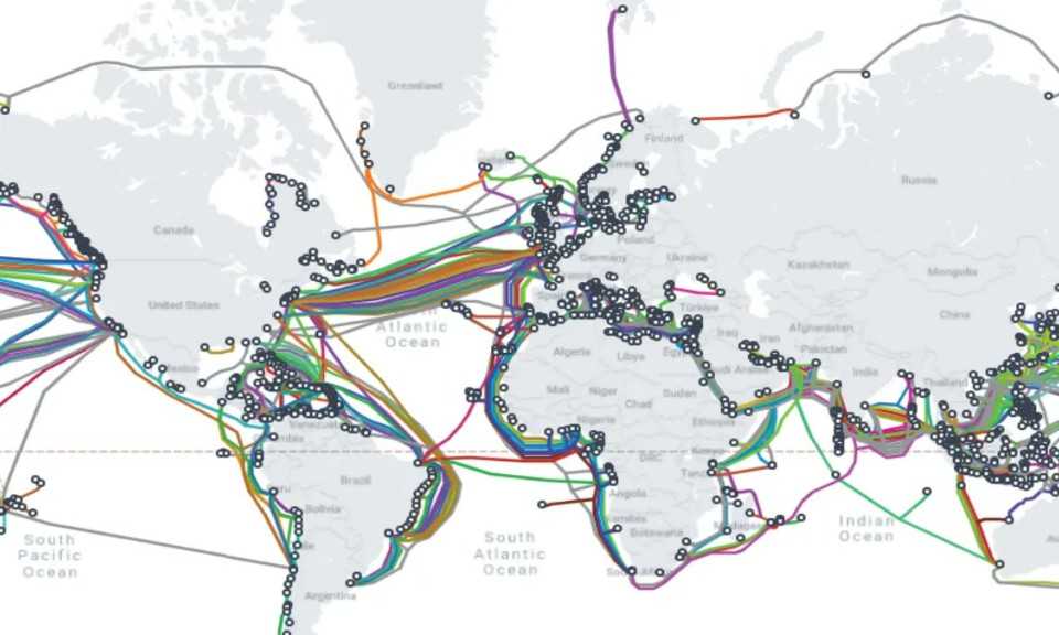 Cáp Internet dưới biển - Mục tiêu dễ bị tổn thương trong chiến tranh tương lai