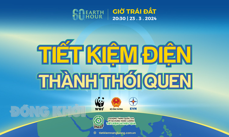 Không chỉ tiết kiệm điện trong Giờ Trái đất