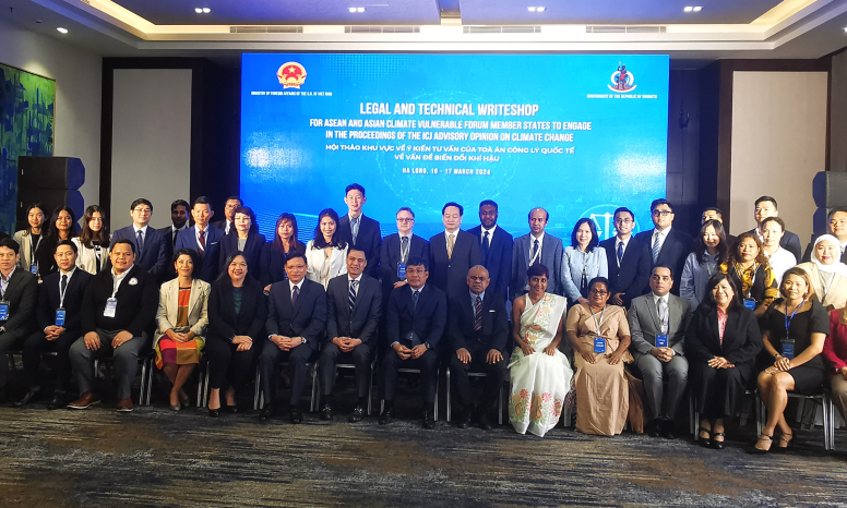 国际法院气候变化咨询意见的法律和技术问题”研讨会在越南广宁下龙市举办