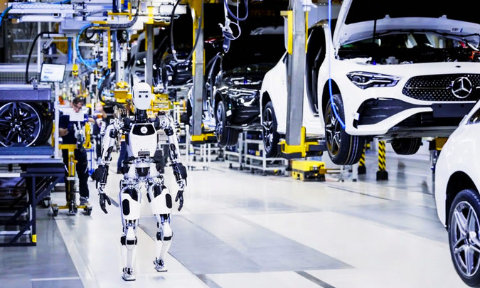 Mercedes-Benz đưa robot hình người vào sử dụng