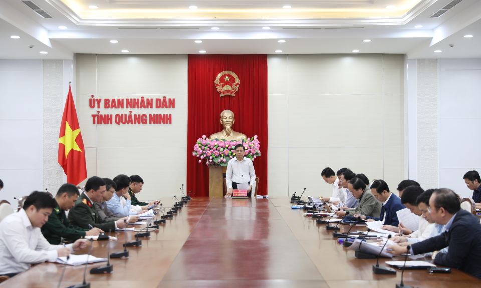 Giao ban công tác xây dựng cơ bản Quý I/2024