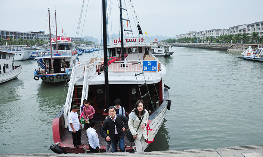 预计自4月1起越南广宁下龙国际游船码头和巡州游船码头上调价格 