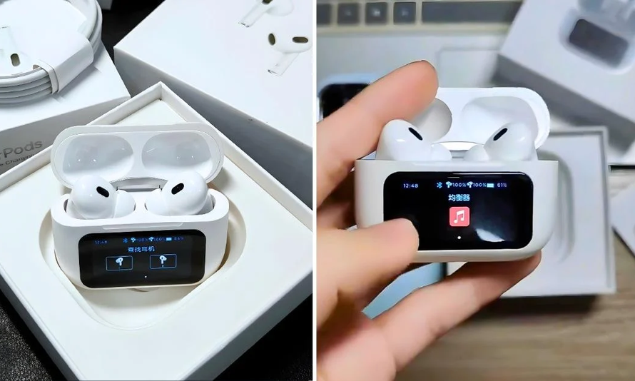 Vượt mặt Apple, hãng Trung Quốc ra mắt "AirPods Pro" có màn hình cảm ứng
