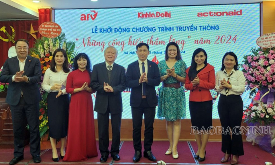 Khởi động Chương trình truyền thông “Những cống hiến thầm lặng” năm 2024