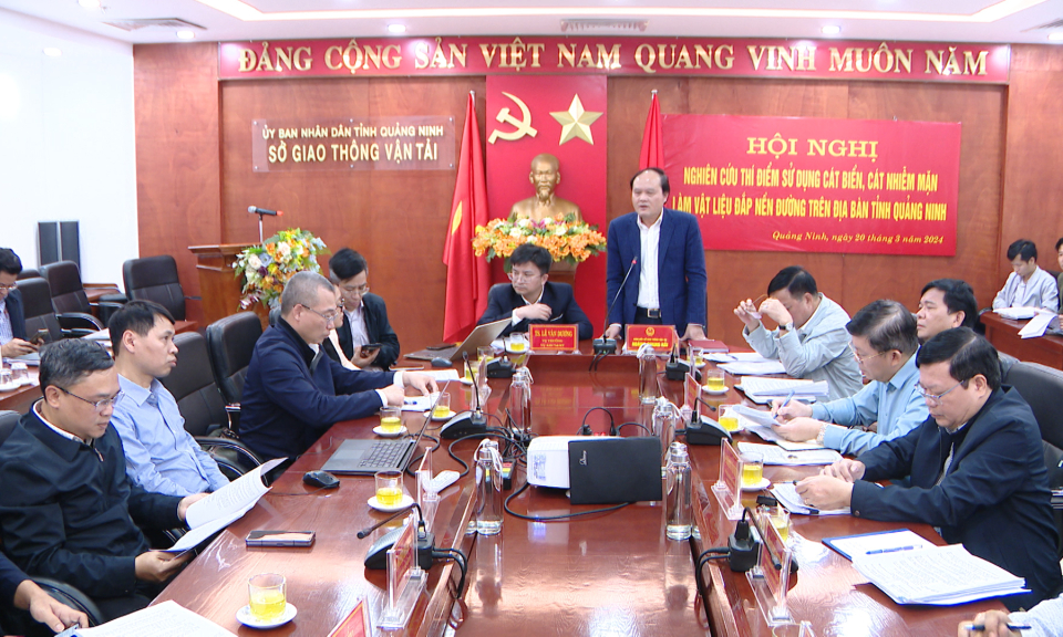 Quảng Ninh: Địa phương đầu tiên trong cả nước đề xuất được mở rộng thí điểm dùng cát biển làm nền đường 