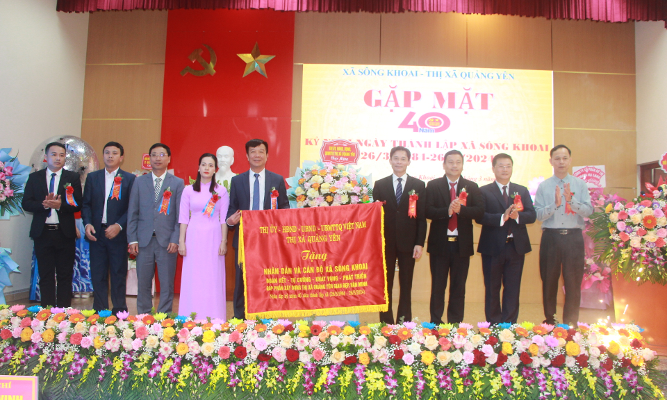 Kỷ niệm 40 năm thành lập xã Sông Khoai (TX Quảng Yên)