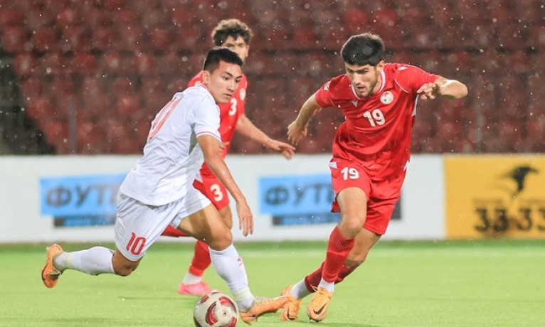 U23 Việt Nam bất bại sau 2 trận đấu với U23 Tajikistan