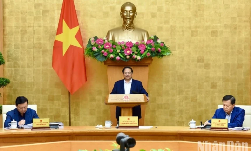 Thủ tướng Phạm Minh Chính chủ trì Phiên họp Chính phủ chuyên đề xây dựng pháp luật tháng 3/2024