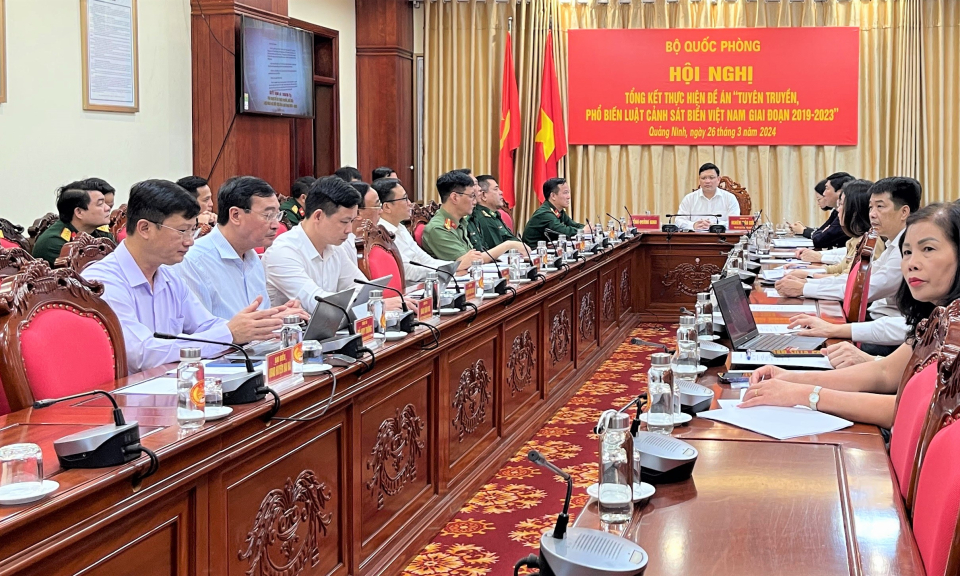 Tổng kết thực hiện Đề án “Tuyên truyền phổ biến Luật Cảnh sát biển Việt Nam giai đoạn 2019-2023”