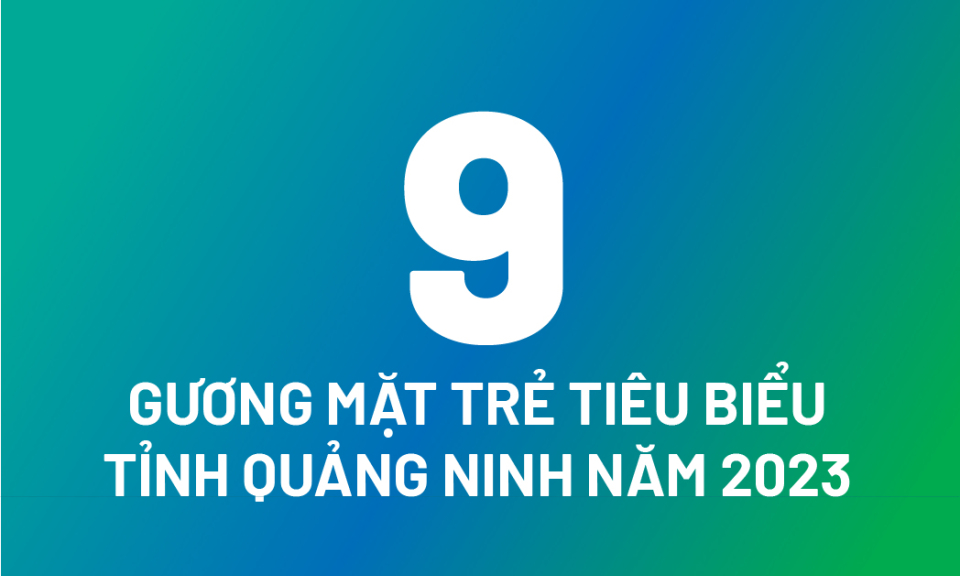 9 gương mặt trẻ tiêu biểu tỉnh Quảng Ninh năm 2023