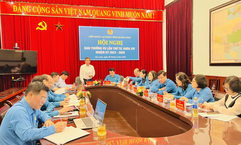 Đoàn công tác Tổng LĐLĐ Việt Nam làm việc với LĐLĐ tỉnh