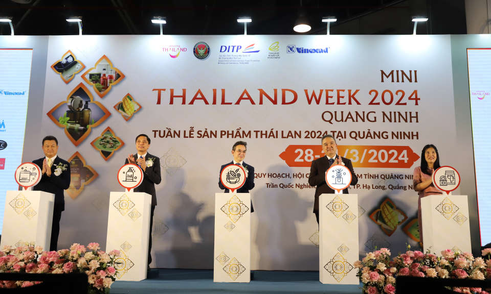 Khai mạc Tuần lễ sản phẩm Thái Lan 2024 tại Quảng Ninh