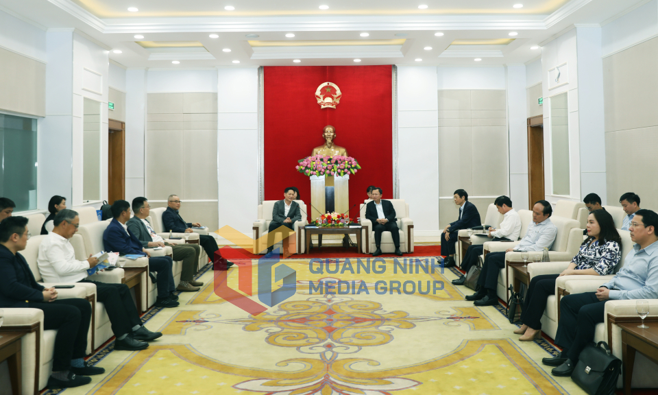 Chủ tịch UBND tỉnh Cao Tường Huy tiếp xã giao đoàn doanh nghiệp Trung Quốc, tháng 3-2024